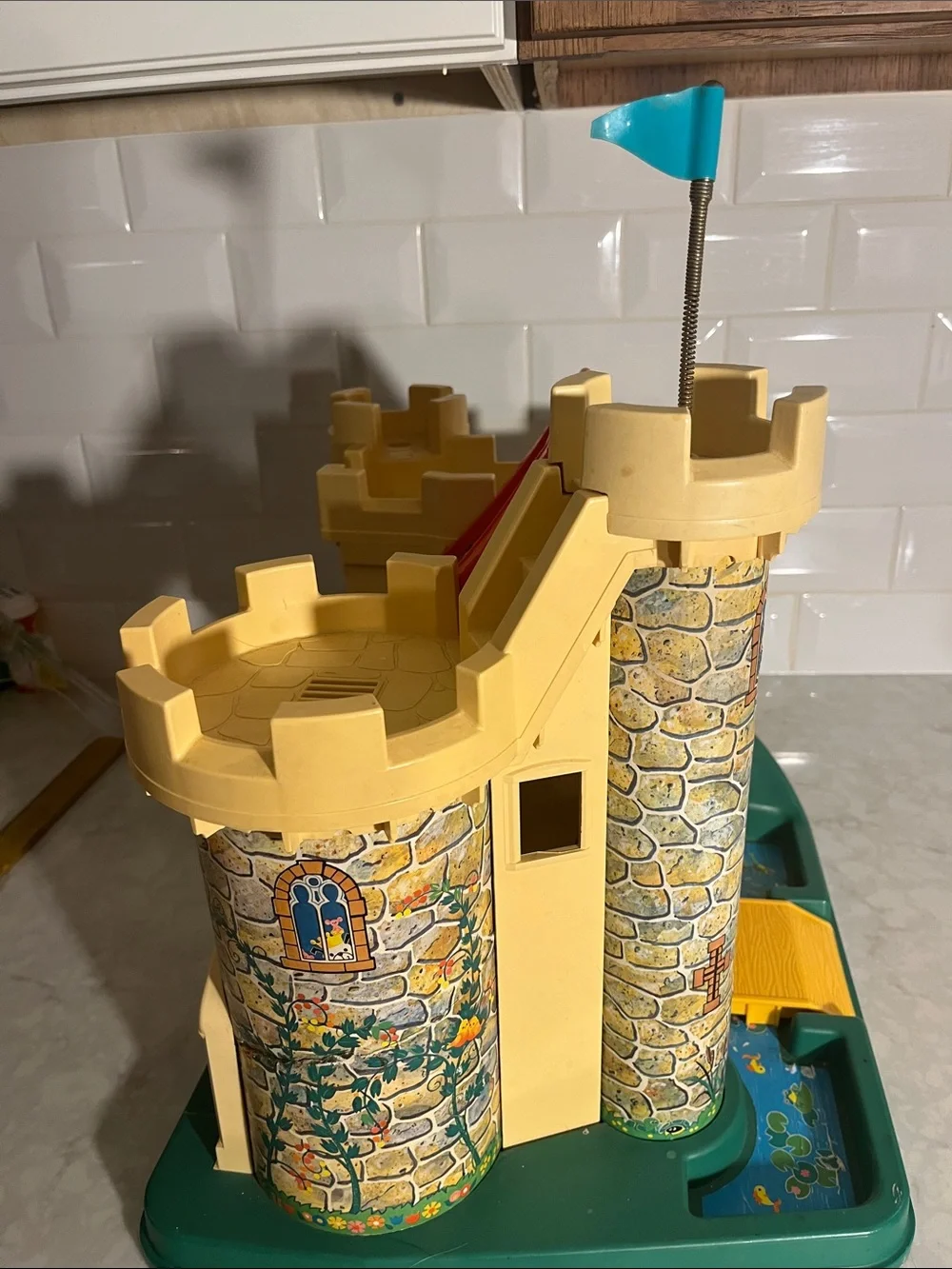Vintage Fisher Price Play Family Castle #993 Rare